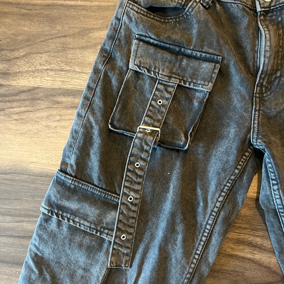 Zara mid rise cargo jeans size 8 - Picture 3 of 4
